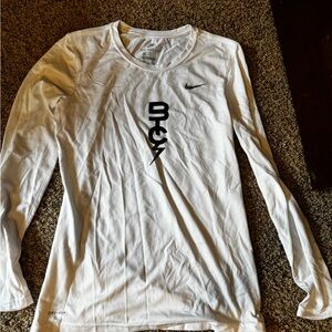 Nike White Dri-FIT Tee medium BTC